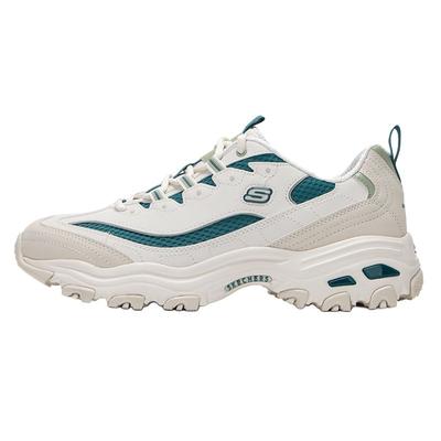 DLites 1.0 Fashion Comfortable Shock Absorbing Lightweight Low Top Dad Shoes Men Sneaker White Green 894193-OWGN