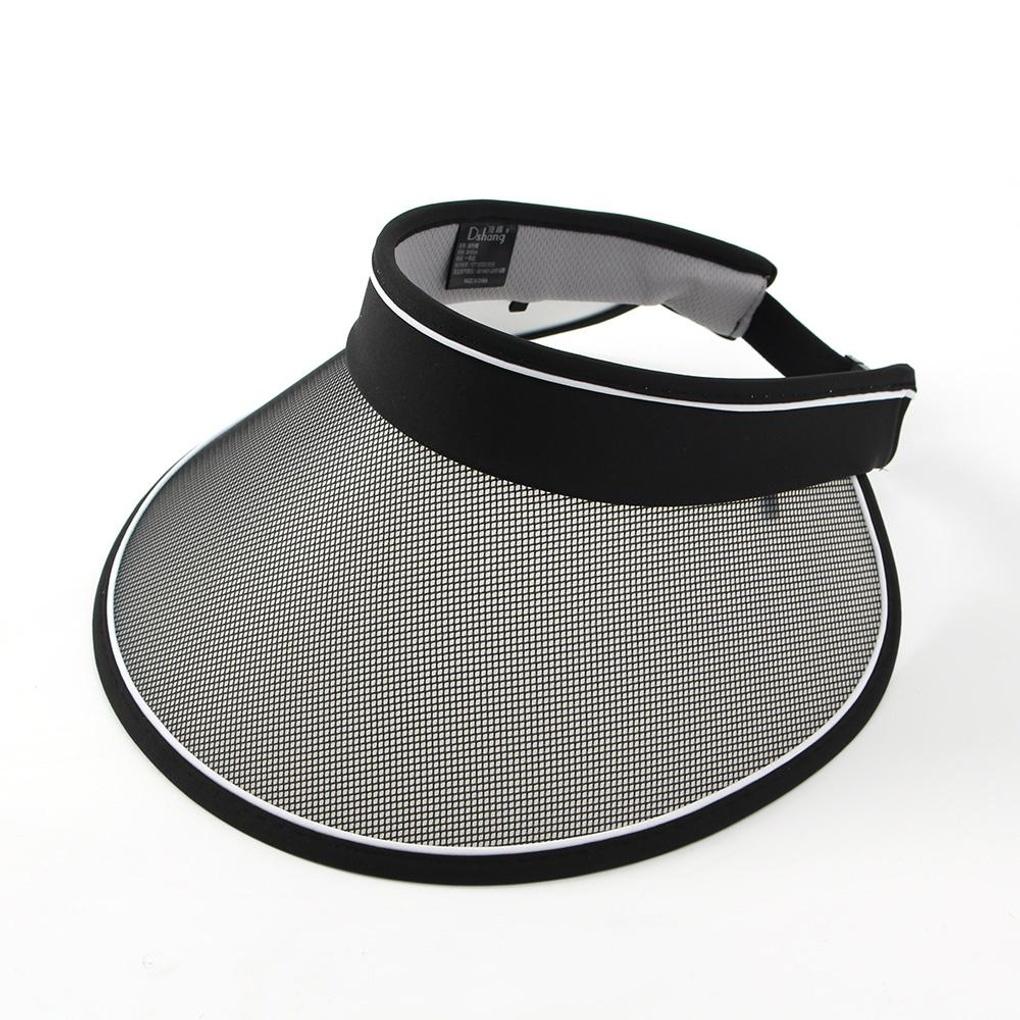 Color-changing sun cap (black) wide-brimmed sun protection hat