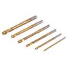 6 Pcs Spiral Saw Drill Bit 3 To 8mm HSS Serrated Side Cutting Drill Bits for Wood Metal Plastic