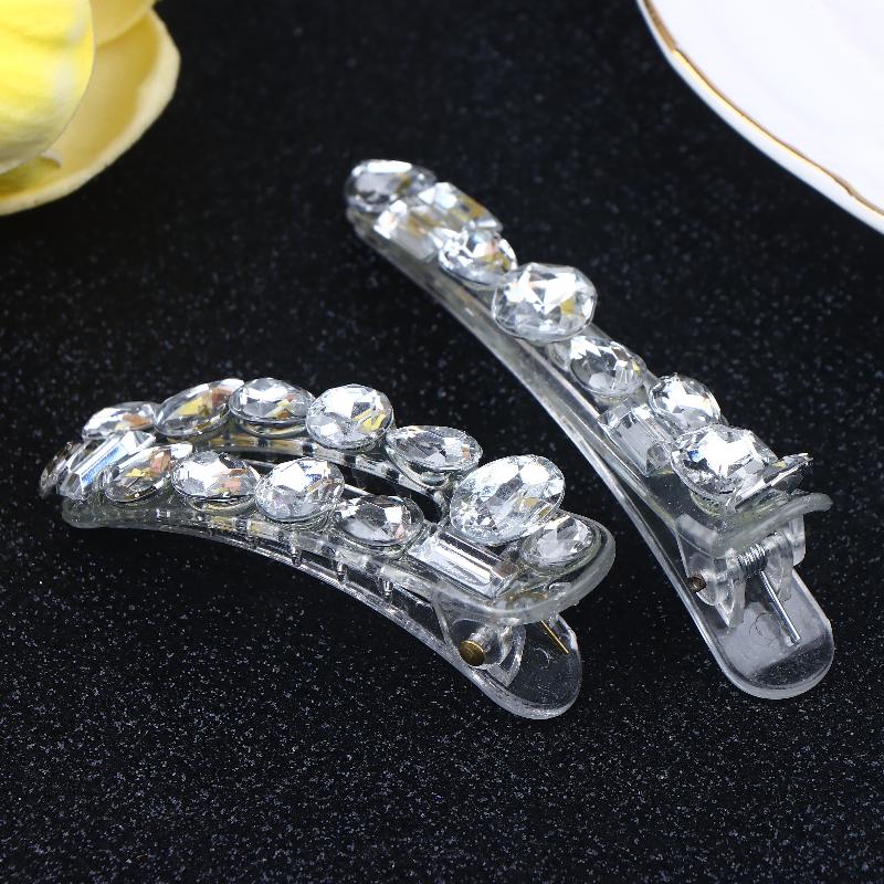1/2Pcs Vintage Luxury Shining Hairpins Women Bangs Hair Clips Sweet Hair Accessories