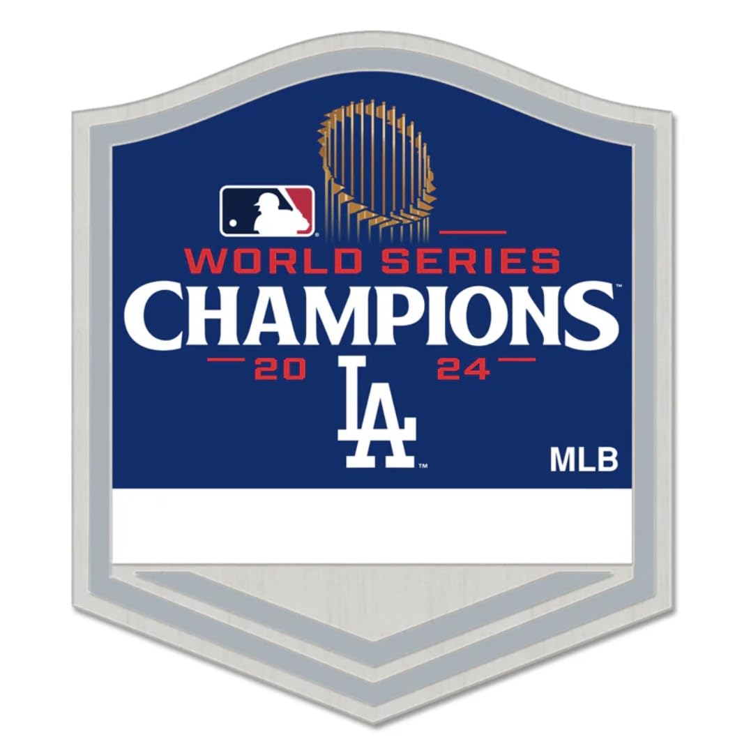 

Los Angeles Dodgers 2024 World Champion MLB Official Pin Badge Commemoration,