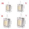 1PC Transparent Window Carrying Bag Clear Gift Bags Tote Paper Bag for Wedding Birthday Gifts Supplies Shopping Bags