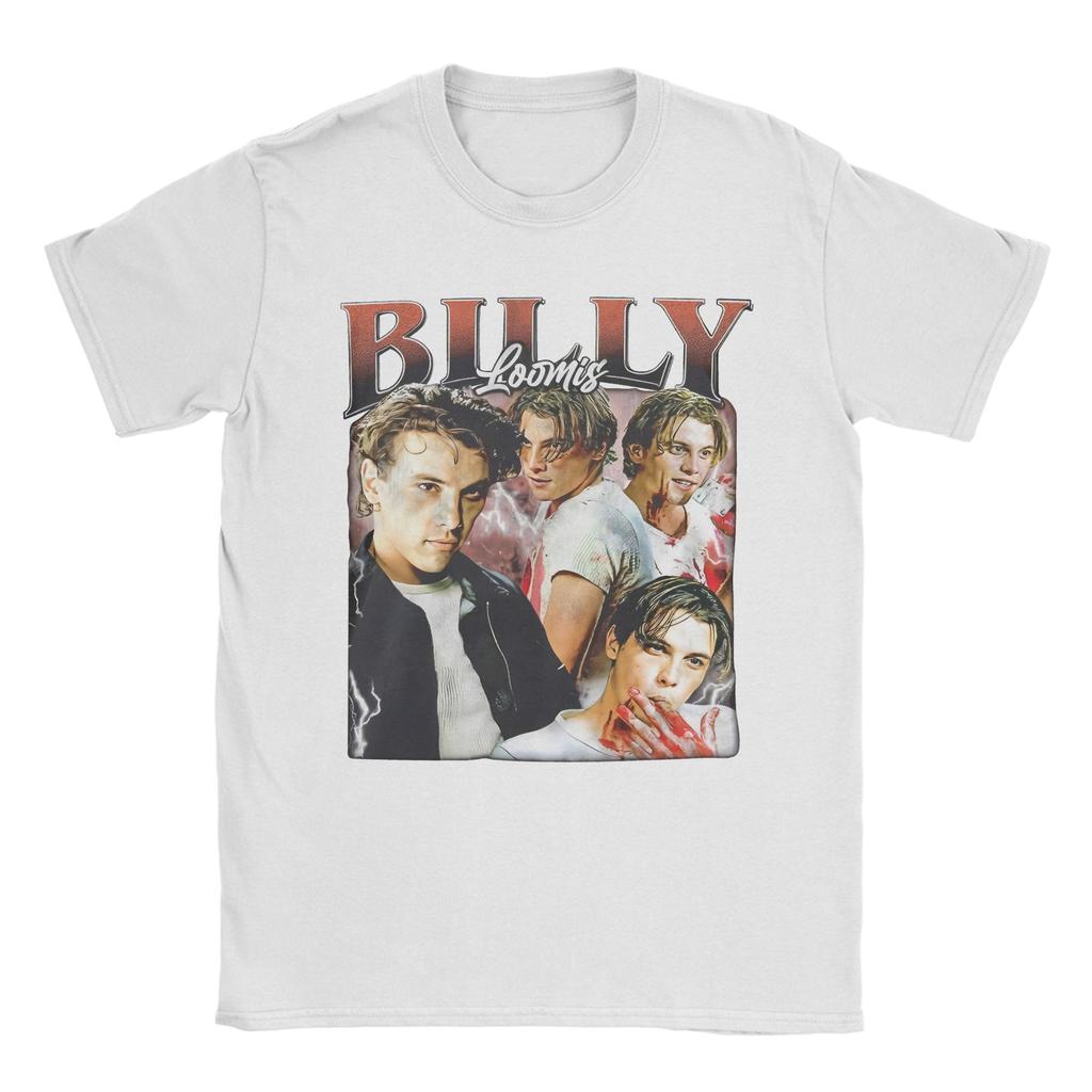 Mens TShirt Horror Movie Scream Billy Loomis Funny Pure Cotton Tee Shirt Short Sleeve  T Shirt Round Collar Tops Graphic