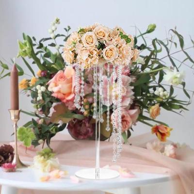 Acryl Hochzeit Blumenständer Kuchen Dekorativer Tisch Mittelstück Geschenk Kerzenhalter