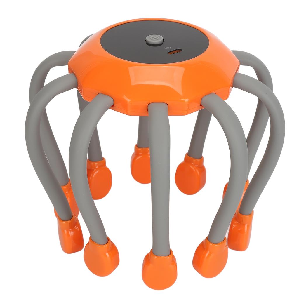 Electric Claw Scalp Massager 5 Modes Vibration Headache Relief Fully Automatic Timer 10 Claws Heads