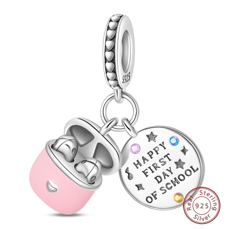 Süßer Kupfer Schildkröte Bogen Muschel Parfüm Kopfhörer Ballett Anhänger Perlen Passend für 3mm Armbänder DIY Feiner Schmuckherstellung