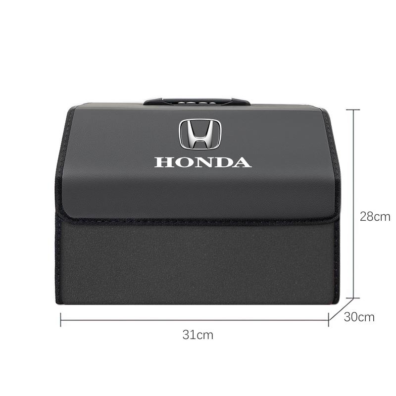 Car Boot Storage Box Large Capacity Sundries Tool Box For Honda Civic Fit Jazz Accord Pilot CRV Odyssey Passport City Shuttle