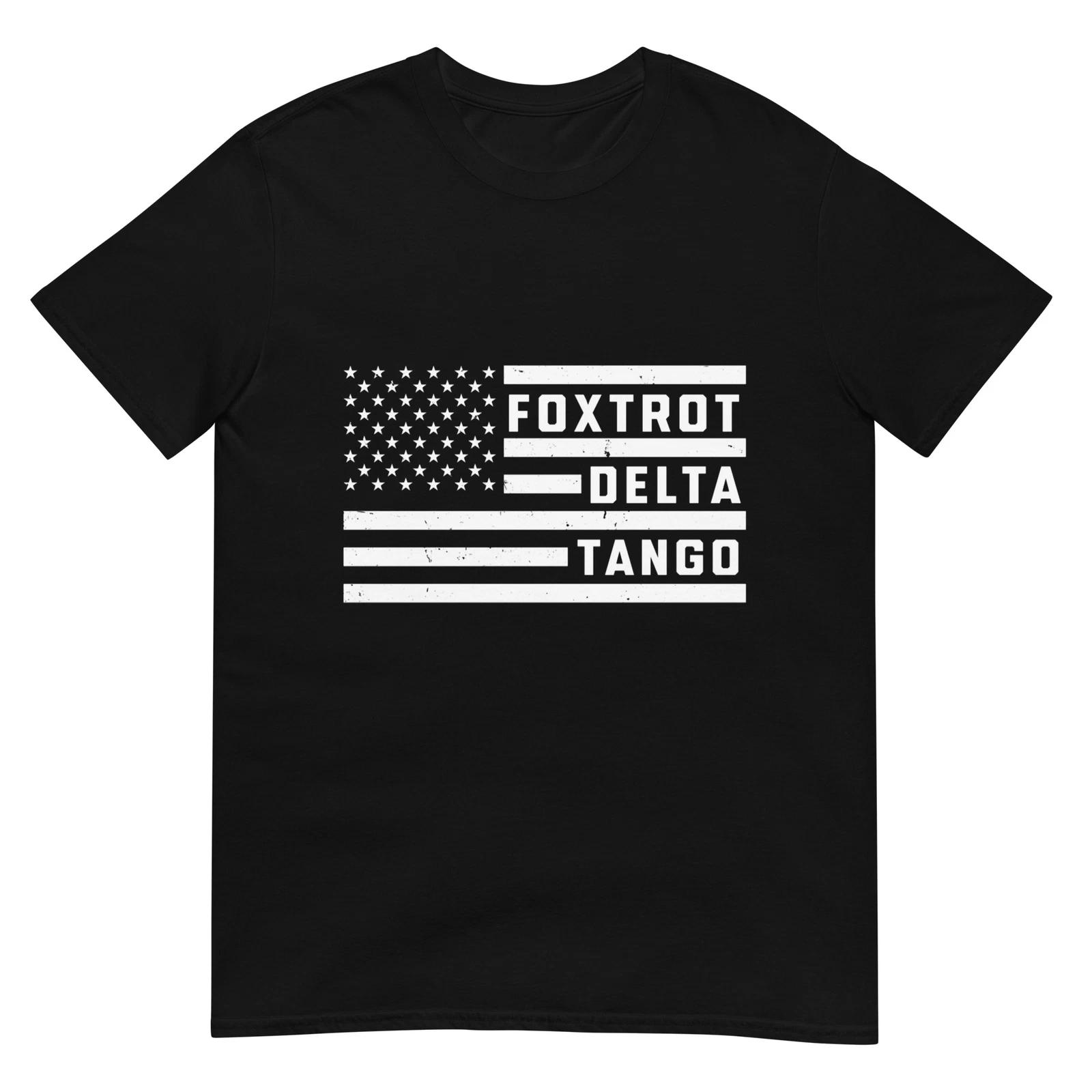 

смешная Футболка с длинным рукавом Флаг Фокстротов Дельт Танго 4XL
