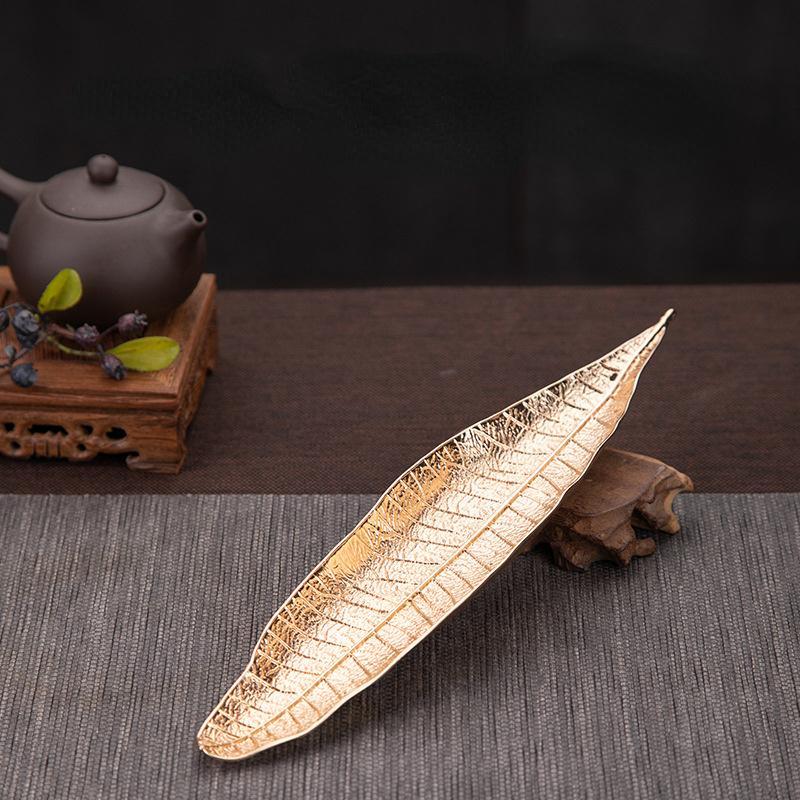 

1PC Golden Luxury Line Incense Burner Household Indoor Incense Tea Room Home Indoor Decoration золотистый