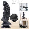 SM Butt Plug with Suction Cup - Unique Fantasy Design Anal Plug for Men & Women, BDSM Adult Sex Toy
