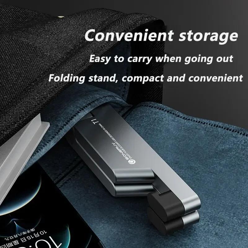 Portable V-shaped Foldable Phone Holder Desktop Lazy Metal Cell Tablet Stand For iPhone Samsung Xiaomi iPad Smartphone Bracket
