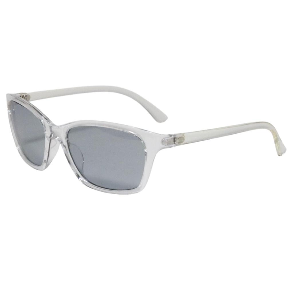 Clear x Light Smoke Fashion Glasses Stylish Eyeglasses for Men and Clear UV [Berkuto] (Non-prescription) Women, Square, Wellington, Lenses, Colored,