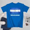 Unisex Unisex Vintage Nicaragua Flag Nicaragua Tshirt Tees T Shirts WoUnisex Boys 100 Cotton TShirt