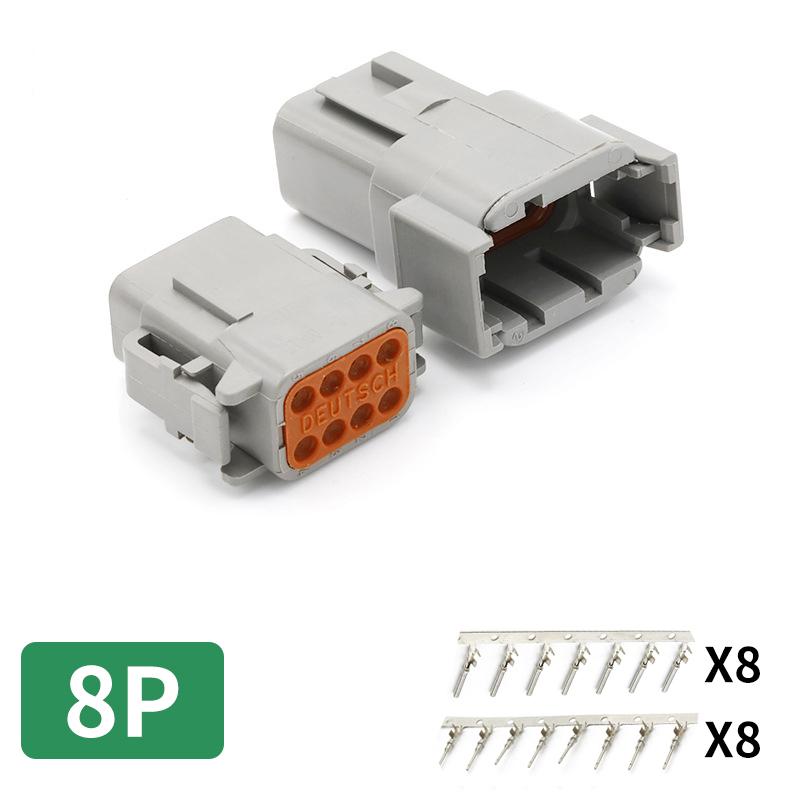 Deutsch DTM connector waterproof DT connector male and female head wiring terminal wiring harness plug socket DTM04-2P DTM06-2S