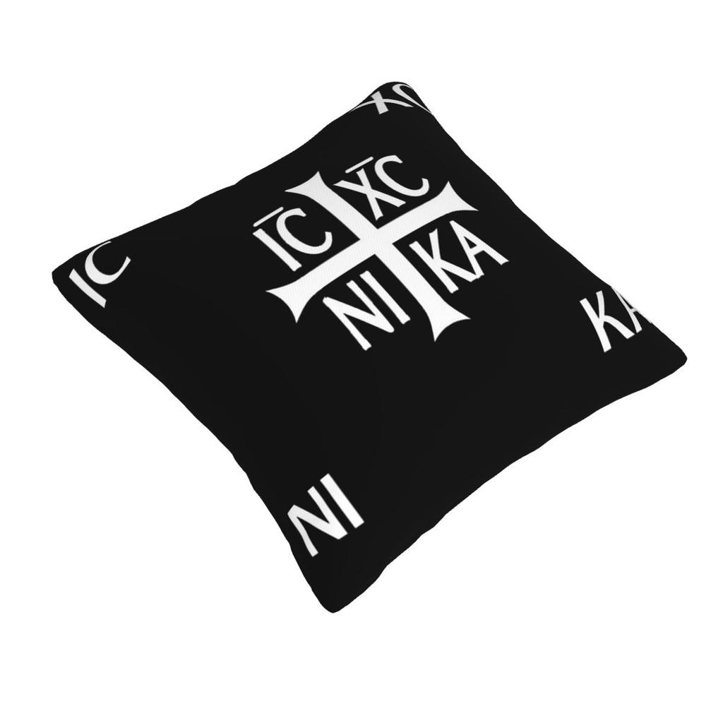 IC XC NIKA Cross Christian Orthodox Jesus Chris Square Pillowcase Pillow Cover Cushion Decor Comfort Throw Pillow for Home Sofa