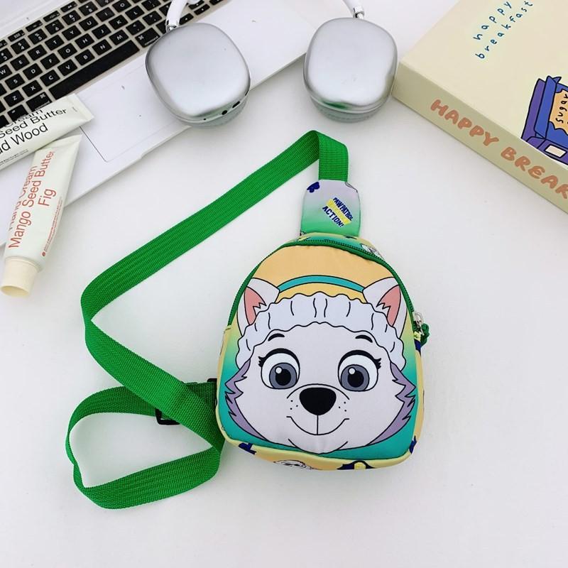 

Paw Patrol Cartoon Kids Chest Bag With Polyester Print For Daily Use Yellow Blue