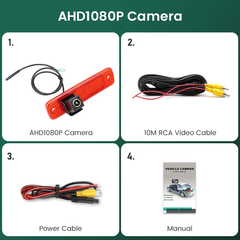 

GreenYi AHD автомобильный стоп-сигнал водонепроницаемая резервная камера заднего вида для Ford Transit MK7 2006-2013 грузовик фургон AHD1080 монитор опционально