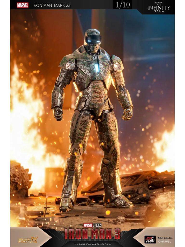 Marvel MK23 Iron Man Articulated Action Figure - Collectible Toy for Boys