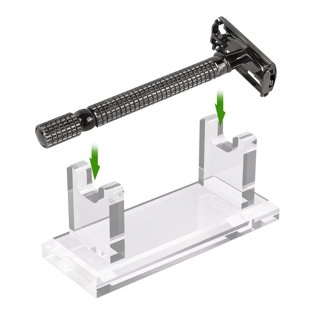 Acryl Rasiermesserhalter Ständer Passend für Viking Blades Chief MK-23C Badezimmerablage Rasur