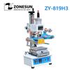 ZY-819H3 Auto Industrial Hot Foil Stamping Machine Custom Logo Wood Mark Name Card Branding Machine Leather Embossor