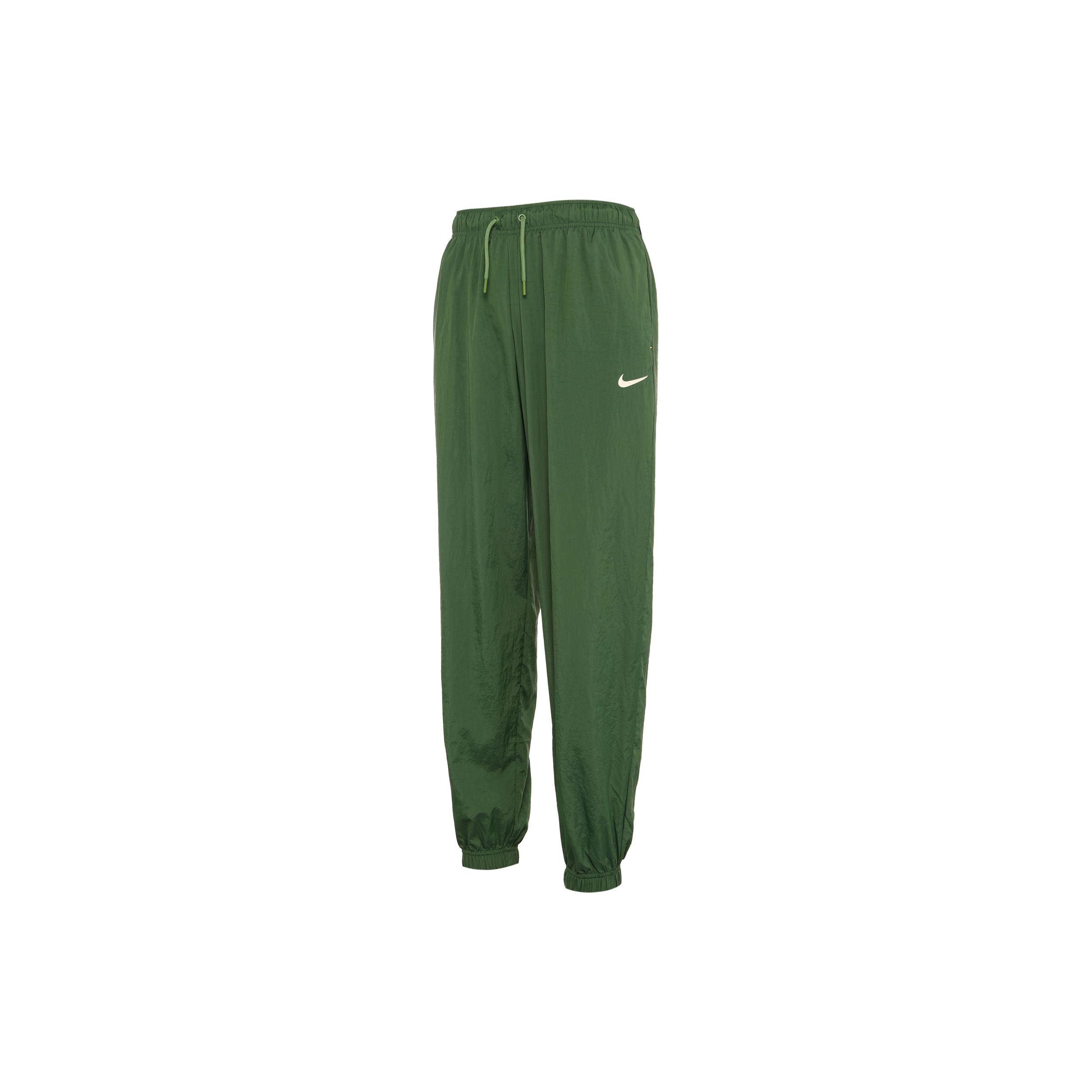 Nike Sportswear Solid Logo High-Waisted Tapered Joggers Women Bottoms Tree-Stem-Green FQ7008-306 XL