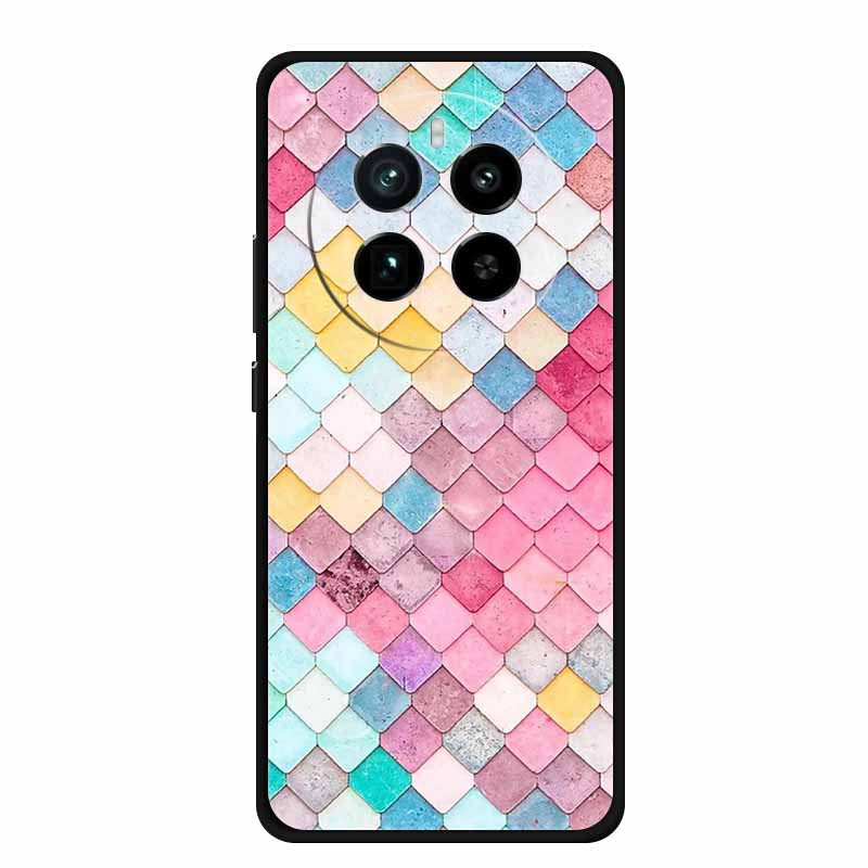 For Realme 12 4G Back Cover Case 6.67" Fashion Marble Black Silicone Soft Phone Case For Realme 13 4G 12 Pro Plus Case Realme12