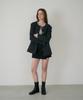 DEHEVE Classic Wool Collarless Jacket [Charcoal]