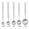 Coffee Scoop Multipurpose Powder Spoon Stainless Steel Tablespoon Measuring Spoon Kitchen Baking Tool 1.25/2.5/5/7.5/15ml