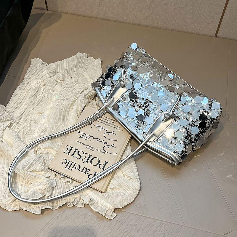 

Designer Women Shoulder Bag Sparkling Sequins Crossbody Purse Ins Trendy Small Handbag