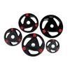 Boshili Three-Hole Rubberized Barbell Weight Plate