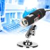 USB Digital Microscope 1600X 1080P HD Adjustable Brightness 8 LED Mini Handheld Microscope for Andro