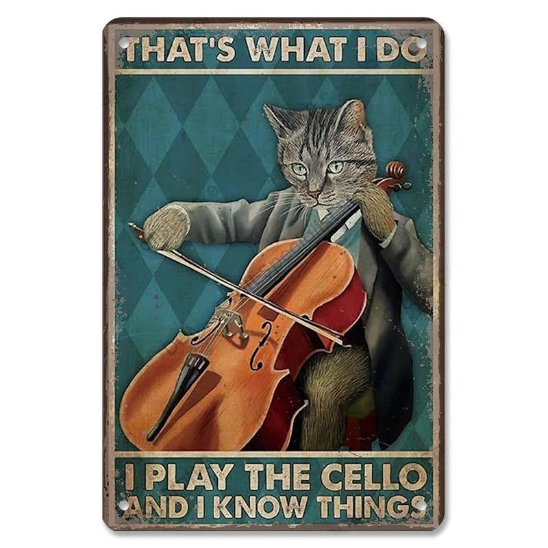 Vintage Music Posters Metal Tin Signs Retro Metal Plate Music CD Radio Guitar Singer Bar Club Wall Decor Living Room