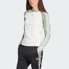 Adidas Originals Slim Fit Long Sleeve Tee Women Tops Green IY3197