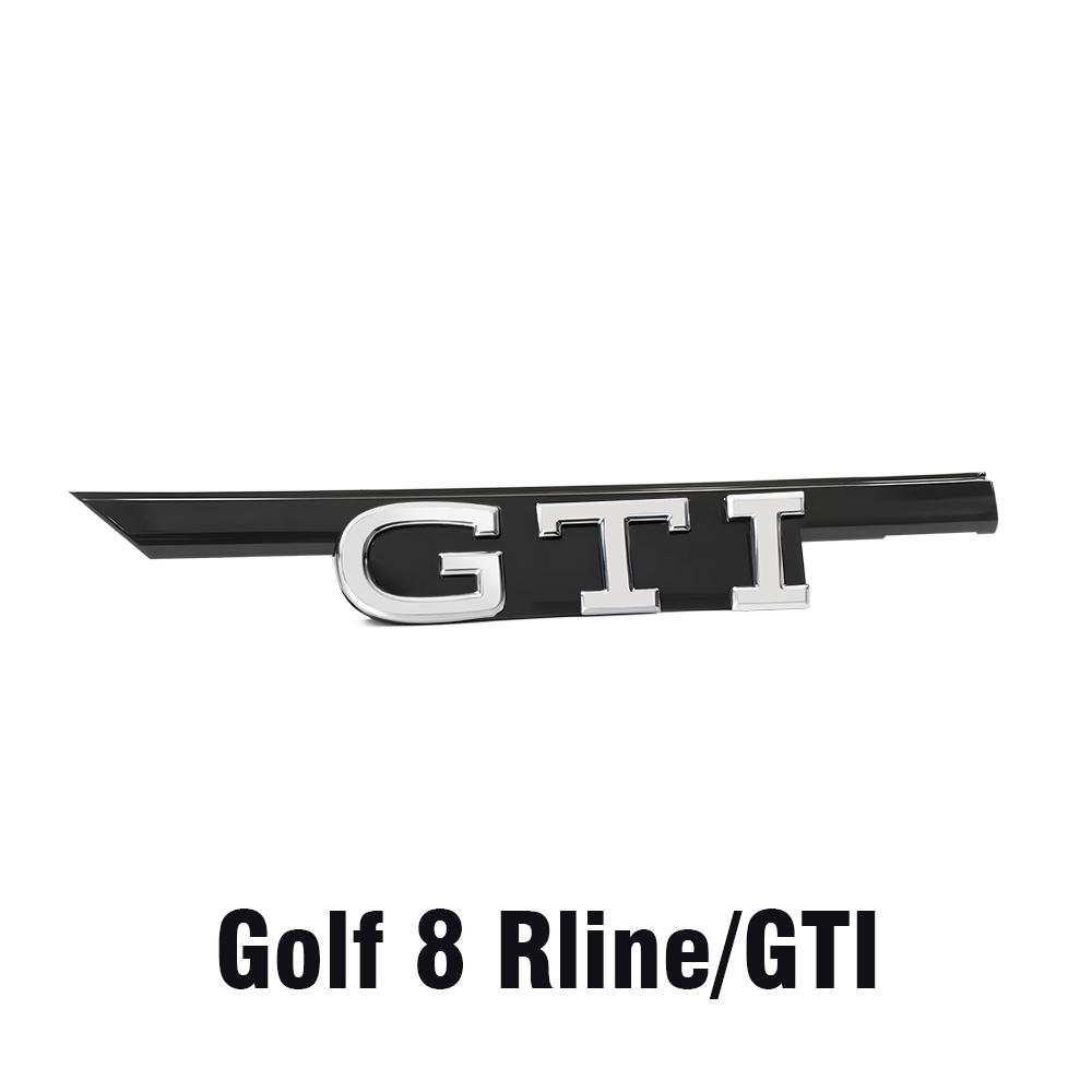 AABGM1 1PCS 3D ABS GTI GTD Emblem Car Hood Front Grille Badge Decoration Auto Modification Accessories for Volkswagen VW Golf 8 MK8