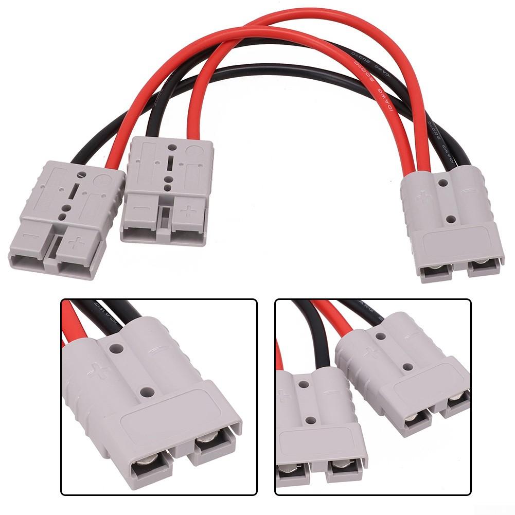 Adaptor dublu Y gri Conector mufă 1buc 4/6mm 50 Amp