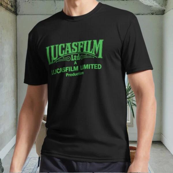 New A Lucasfilm Limited Active Logo Men s Black T shirt Funny Size S to 5XL 4XL