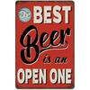 High Definition Tin Sign Vintage Coffee Beer Food Retro Metal Wall Art Decor for Kitchen Bar Cafe
