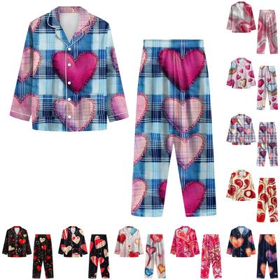Ladies' Long Sleeved Long Pants Casual Home Set
