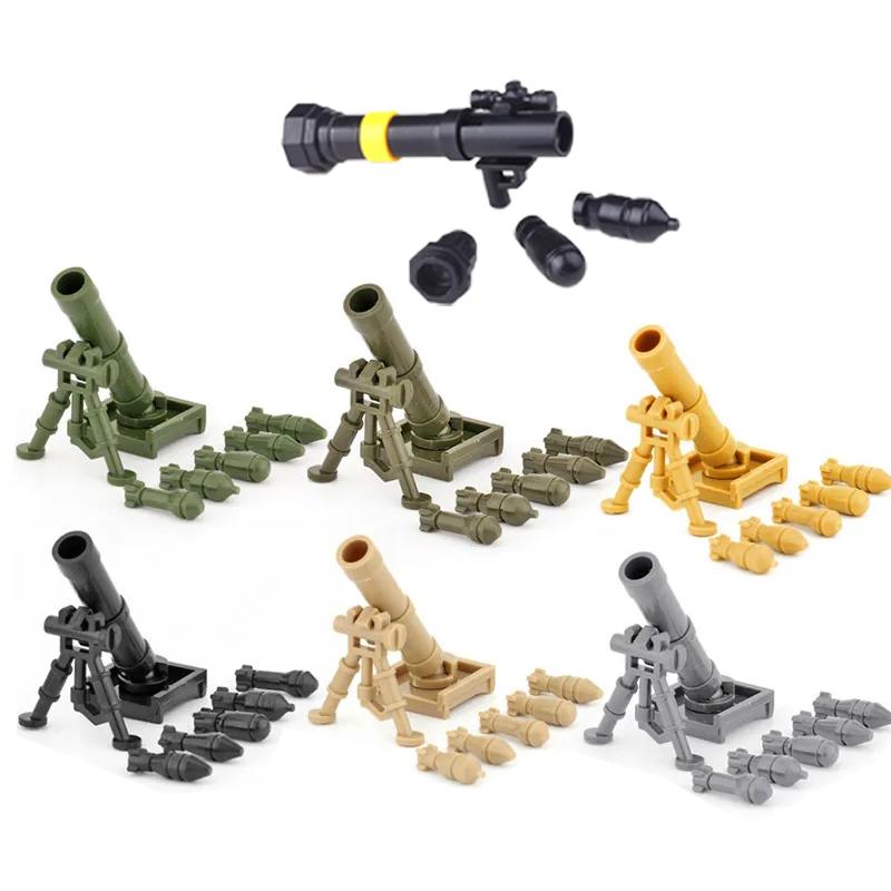 Military Building Block Set Compatible Solider Figures Army Weapons Guns Gift Presents Equipment Accessories NSV Gatling Mortar Toys Playsets