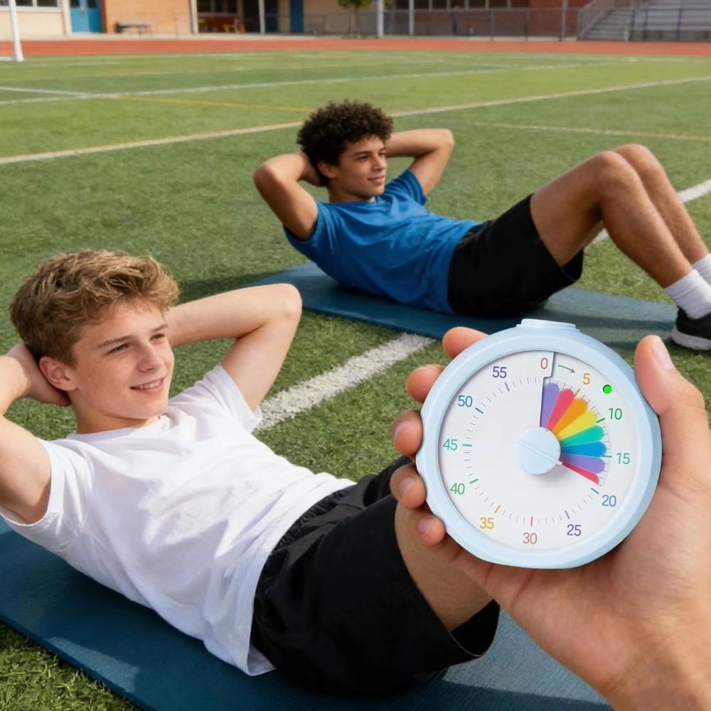 Multifunctional Visual Timer Rainbow Display Kitchen Timer Countdown Timer Clock Classroom Use