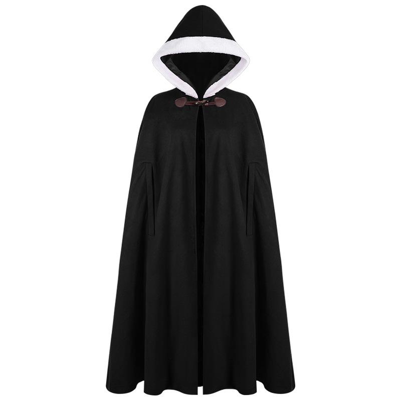 

Вінтажний стімпанк вовняний плащ-накидка для чоловіків та жінок - Спеціально до Хелловіну One Size