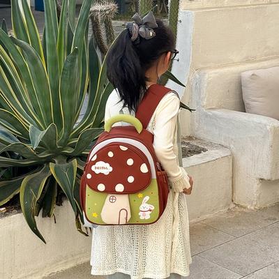 Schoolbag1011 Trend Cartoon Alphabet Children's Backpack School Season Kindergarten School Bag Cute Going Out Small Backpack