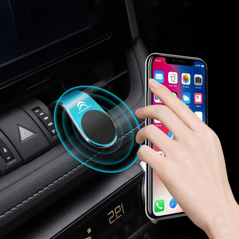 Auto Metall Magnet Handyhalter Auto Innenzubehör Für Citroen C4 C3 C2 C1 C5 DS3 Berlingo Xsara Grand Picasso Kopfstütze ajy256