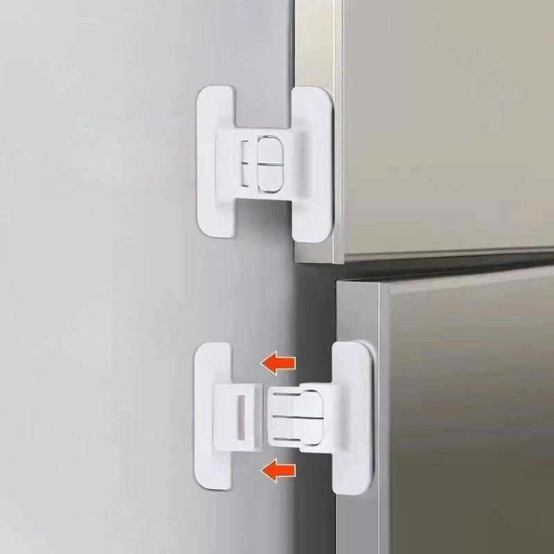 5Pcs Baby Safety Refrigerator Lock Cabinet Door Locker Buckle Home Kids Security Protection Anti-Open Water Dispenser Locks