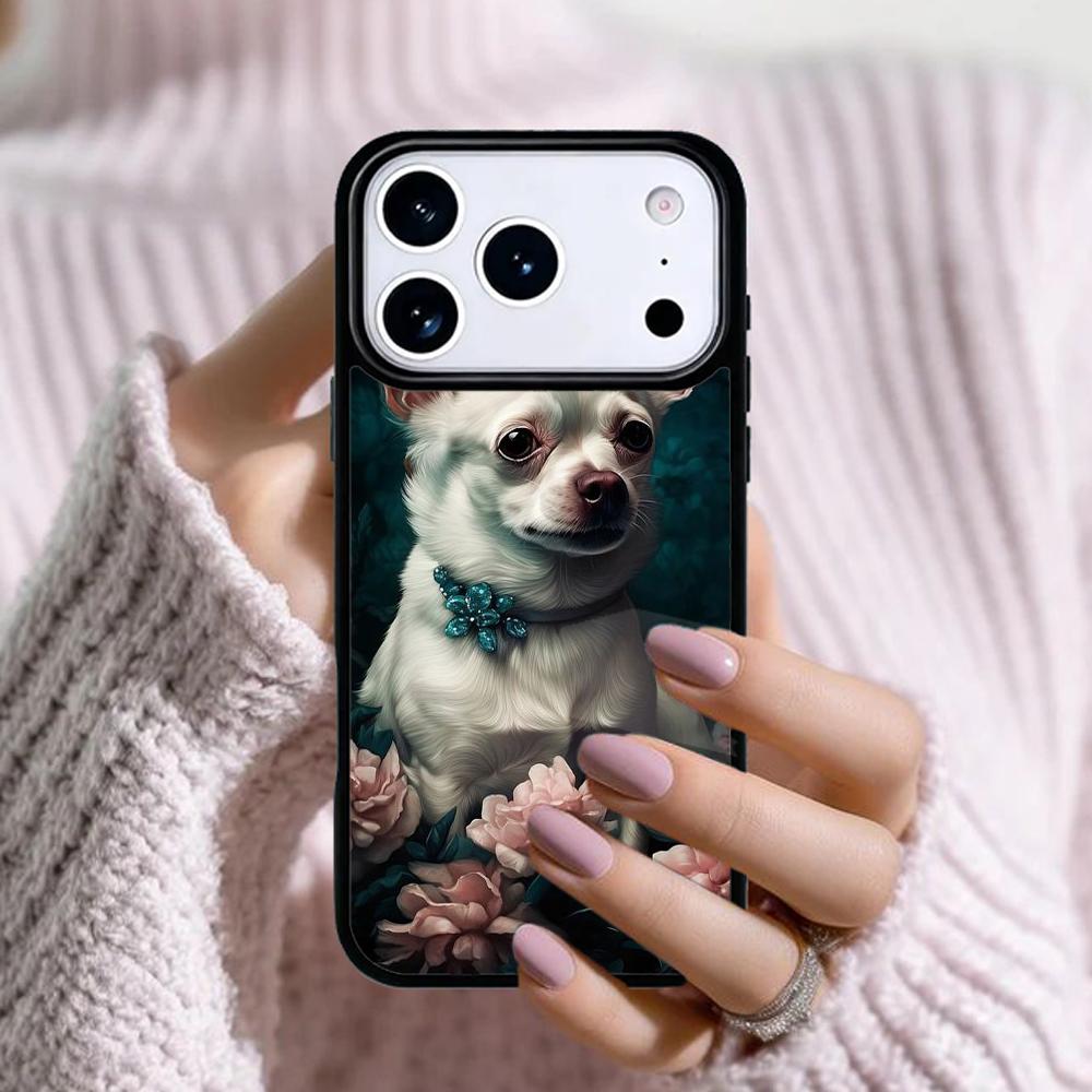 Chihuahua Dog Cute Animal Phone Case For Apple iPhone 17 Air 16E 15 14 Plus 13 12 11 Pro Max Mini Funda Cover