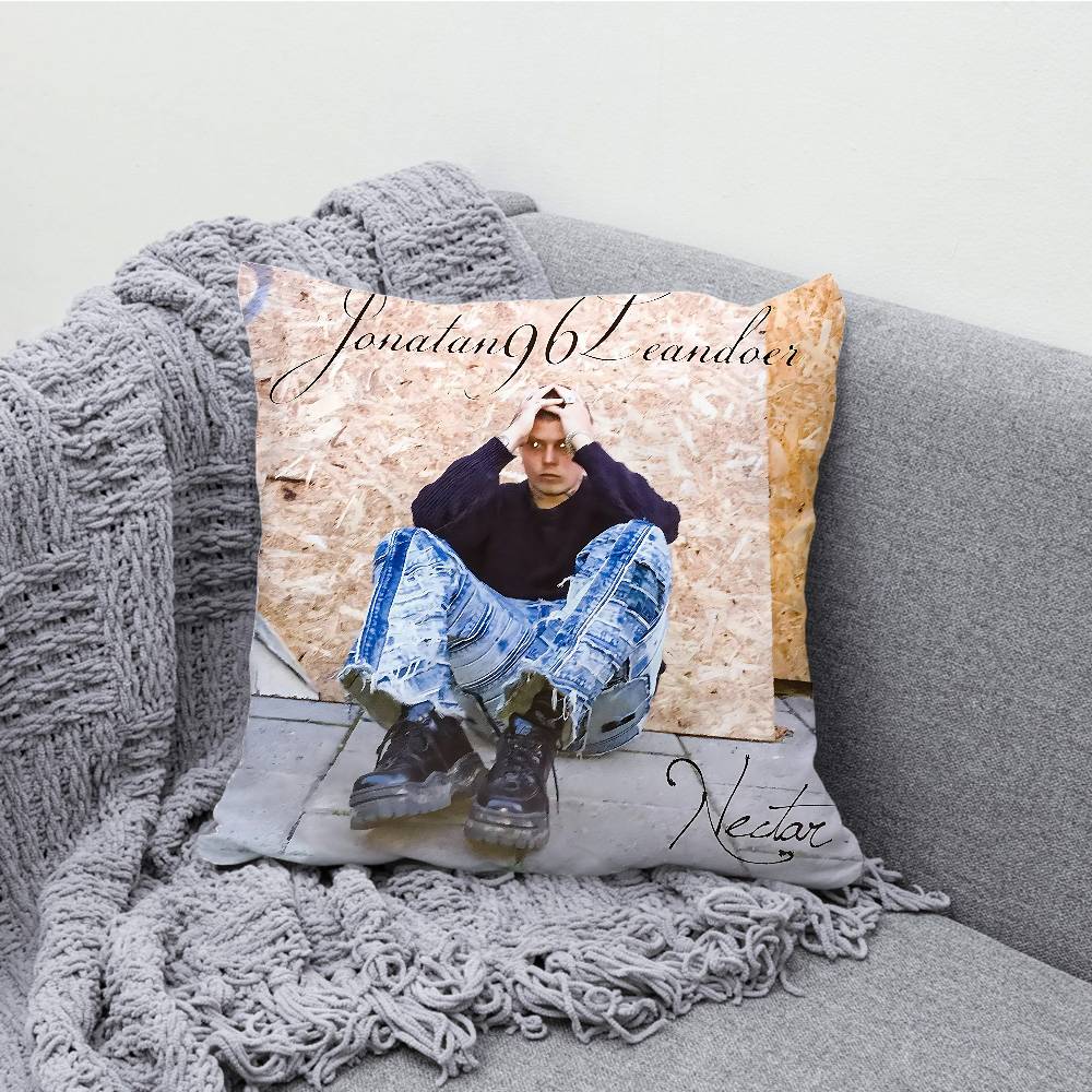 Yung Lean Jonatan Pillow Case Print Polyester Fiber 40X40 cm Home Sofa Throw Cushion Cover Decoration