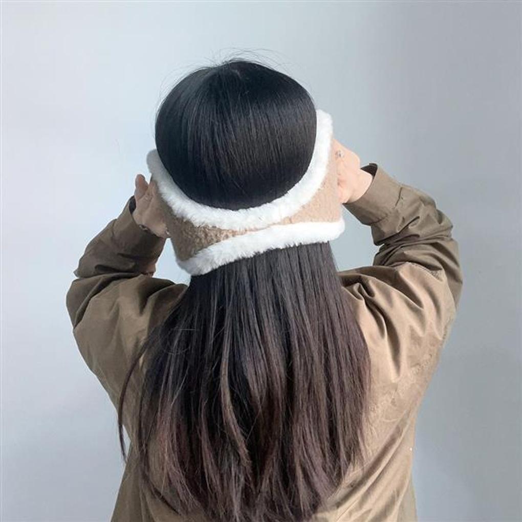 Flauschige Ohrenschützer (braun)