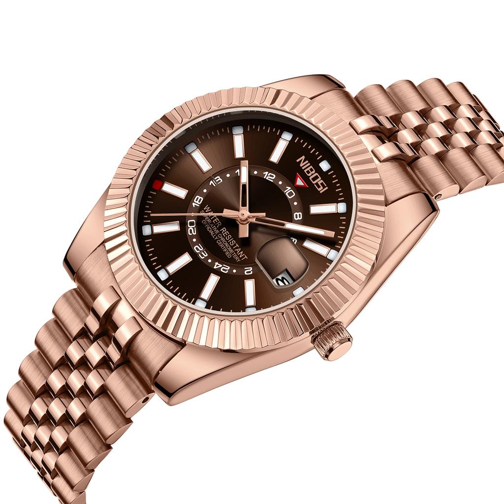 Men Watches Analog Quartz Watch with Date Waterproof Stainless Steel Men's Wrist Watches Classic Watches for Men 2025 New