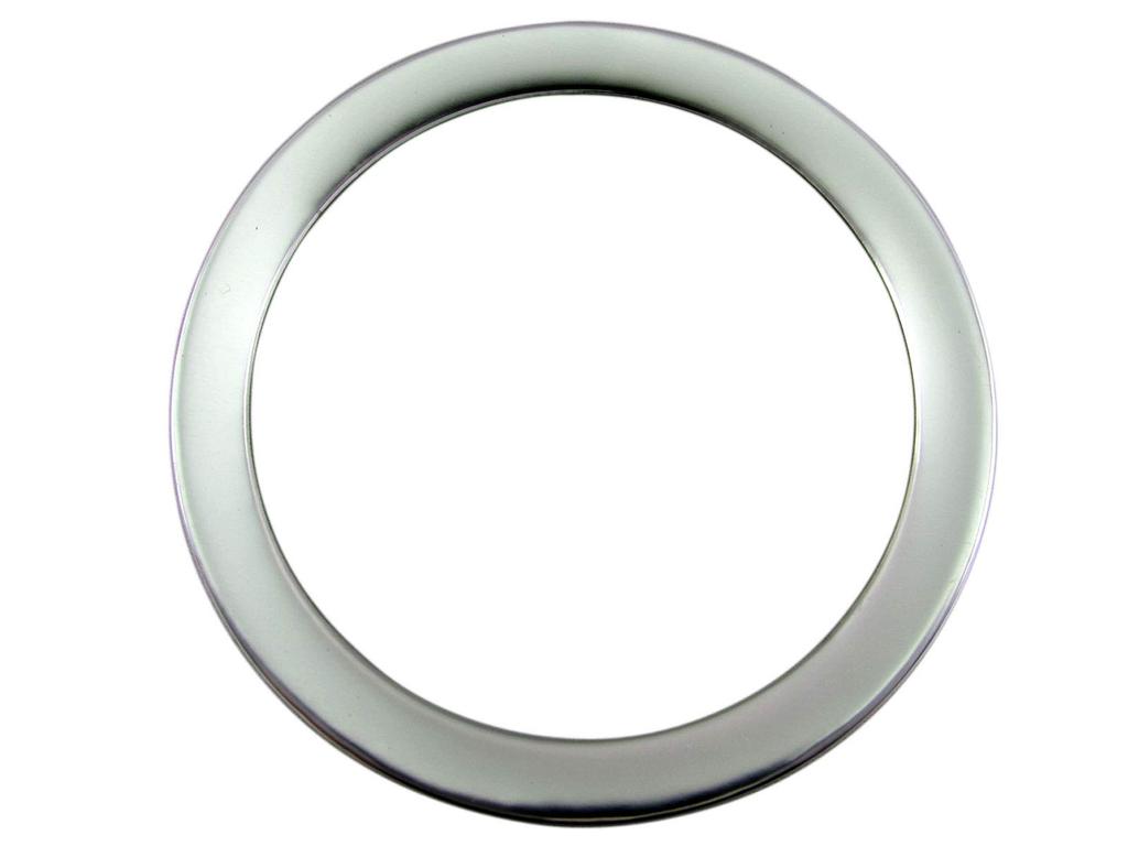 BRIGHTZ Silver Aluminum Steering Ring for Honda Move Canvas with and 810 (LA800S, LA810S) [INT-ETC-405] (Compatible LA800, LA810, A800, A810, 800,