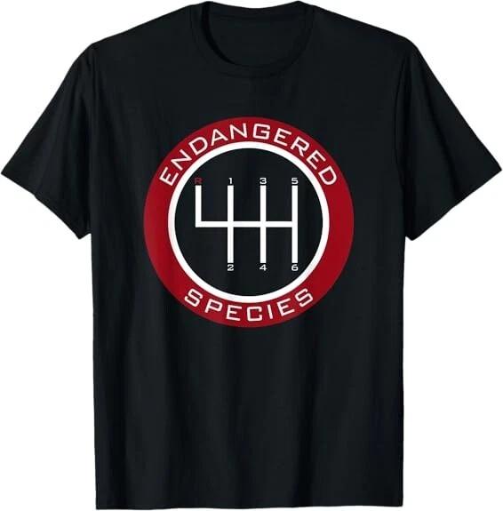 Men s and Women s T-shirts Mechanic, Endangered Species, Manual Shifter Best Gift Tees S-3XL XL
